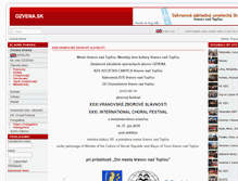 Tablet Screenshot of ozvena.sk