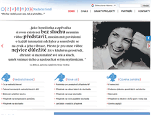 Tablet Screenshot of ozvena.org